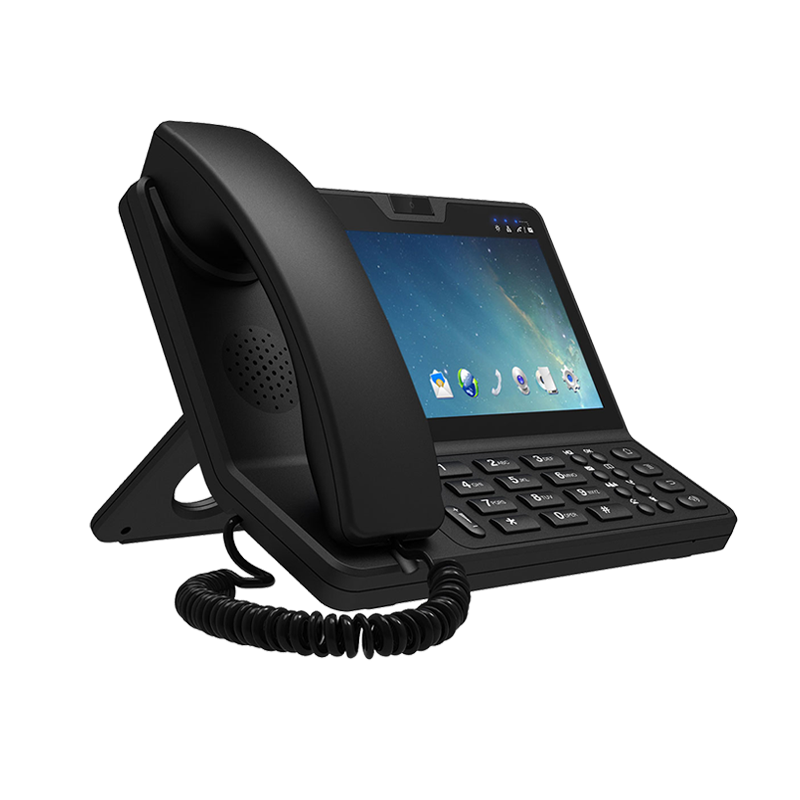 تلفن تصویری Akuvox مدل VP-R48G یک تلفن آی پی هوشمند است که صفحه نمایش با سیستم عامل اندروید دارد
