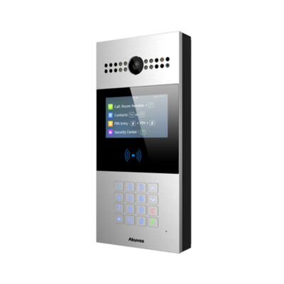 آیفون تصویری هوشمند Akuvox مدل R278 یک پنل ایفون کدینگ با صفحه نمایشگر لمسی است