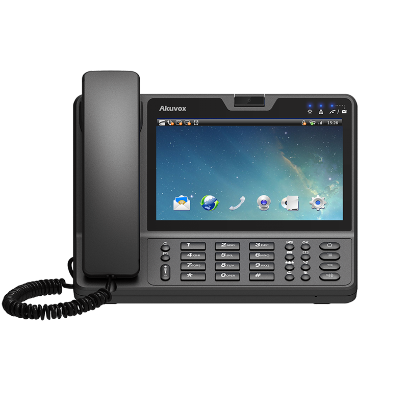 تلفن تصویری Akuvox مدل VP-R48G یک تلفن آی پی هوشمند محصول شرکت آکووکس است