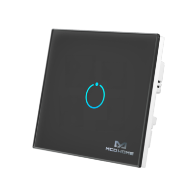 کلید تک پل مشکی mco home
