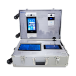 کیف دمو Akuvox مدل 001 دارای آیفون های آکووکس مدل R29 و R20A و پنل های داخلی IT83 و C315 می‌باشد.