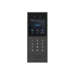 آیفون تصویری هوشمند Akuvox مدل X912 یک اینترکام کدینگ با طراحی ایتالیایی و رنگ خاکستری مشکی است