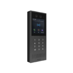 آیفون تصویری هوشمند Akuvox مدل X912 یک اینترکام کدینگ با طراحی ایتالیایی و رنگ خاکستری مشکی است
