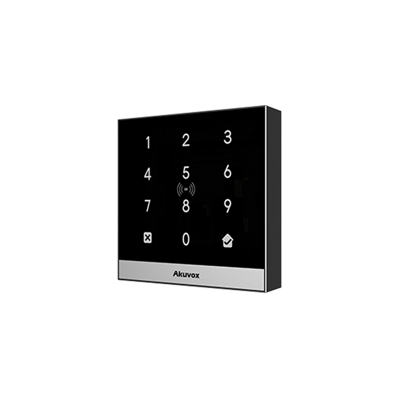 اکسس کنترل Akuvox مدل A02 یک دستگاه کنترل ورود و خروج است که اجازه عبور از طریق کارت و رمز را می‌دهد
