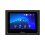 پنل داخلی آیفون هوشمند Akuvox مدل x933 مشکی با طراحی ایتالیایی و 7 اینچی