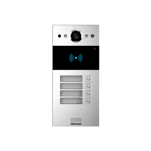 آیفون تصویری هوشمند Akuvox مدل R20B-4 دارای 4 شاسی زنگ است