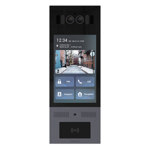 آیفون تصویری هوشمند Akuvox مدل X915 یک ایفون ضد گلوله با طراحی ایتالیایی است